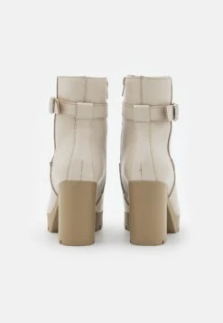Leather - Bottines À Plateau - Beige -Femmes Vêtements Boutique 2f4d0865ccb34f6d87420baf2f3e11a2