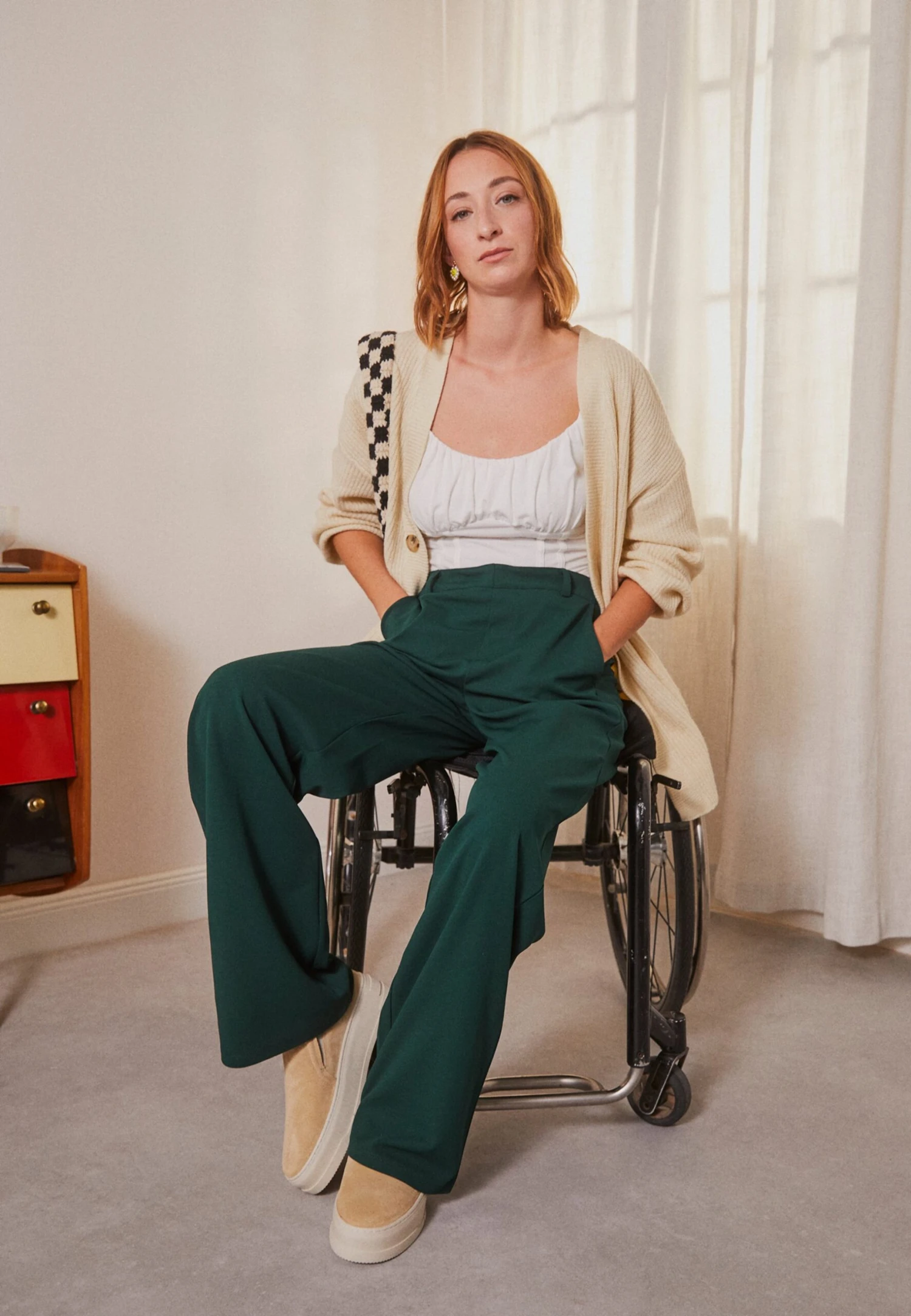 Anna Field Pantalon Classique - Dark Green 4 Anna Field Pantalon Classique - Dark Green – Image 2