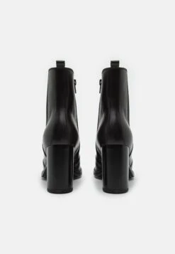 Leather - Bottines À Talons Hauts - Black -Femmes Vêtements Boutique 8285c3f6f7d94045bb79e27db56d5a46