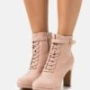 Bottines À Lacets - Light Pink -Femmes Vêtements Boutique ae24a3aa17a14e2b8b3a060160935e11