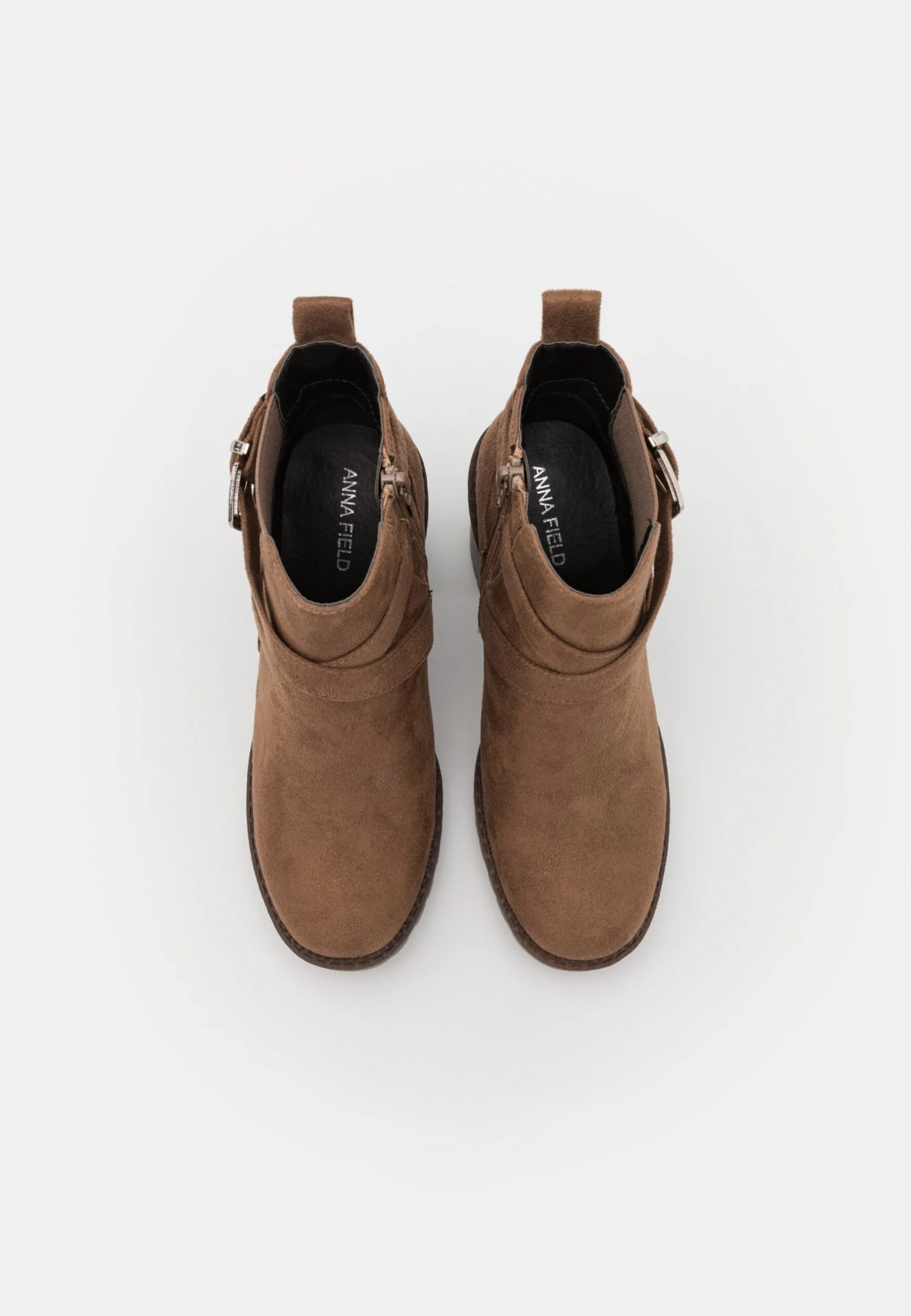 Bottines À Talons Hauts - Taupe 8 Bottines À Talons Hauts - Taupe – Image 6