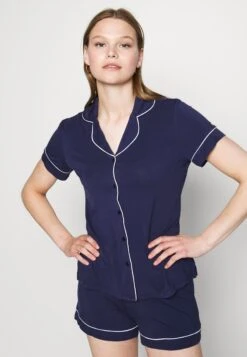 Anna Field Button Through Pj Set - Pyjama - Blue/White -Femmes Vêtements Boutique ca0de327115340e9b0cf3dcf947f73c6