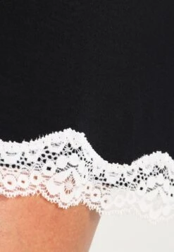 Anna Field Heidi Long Sleeves Viscose Nightdress - Chemise De Nuit / Nuisette - Black -Femmes Vêtements Boutique f833b7133ba747e99510b29e29947484